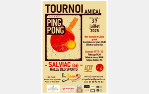 ⚪ Tournoi Amical Annuel du PSTT [Tournoi Club - Salviac]