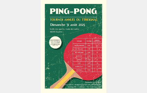 ⚪ Tournoi Annuel du TT Reignac [Tournoi Club - Reignac]