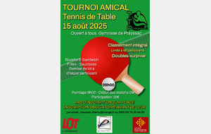 ⚪ Tournoi Annuel du TT Prayssacois