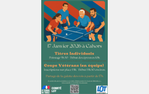 🟤 Coupe / Critérium Vétérans