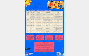 ☀️🏓 Evénements été et clubs ouverts ! 🏓☀️